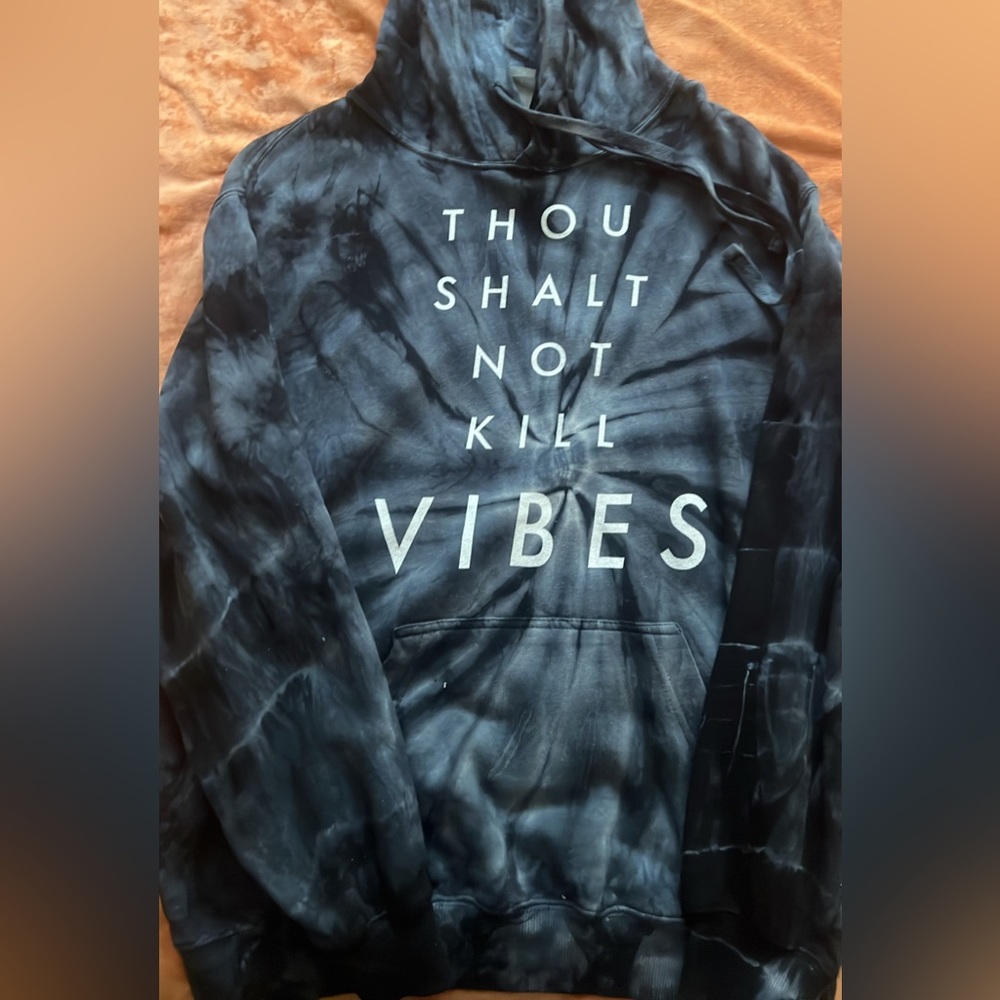 The Light Blonde TLB Thou Shall Not Kill Vibes Hoodie